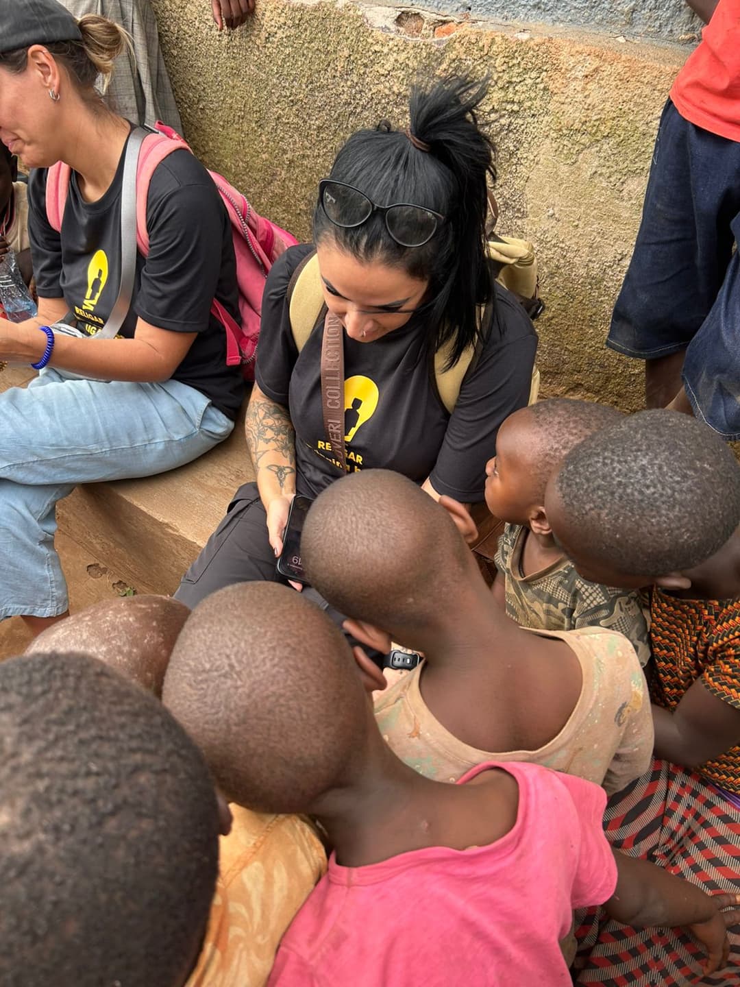 Fotos do trabalho voluntário em Uganda