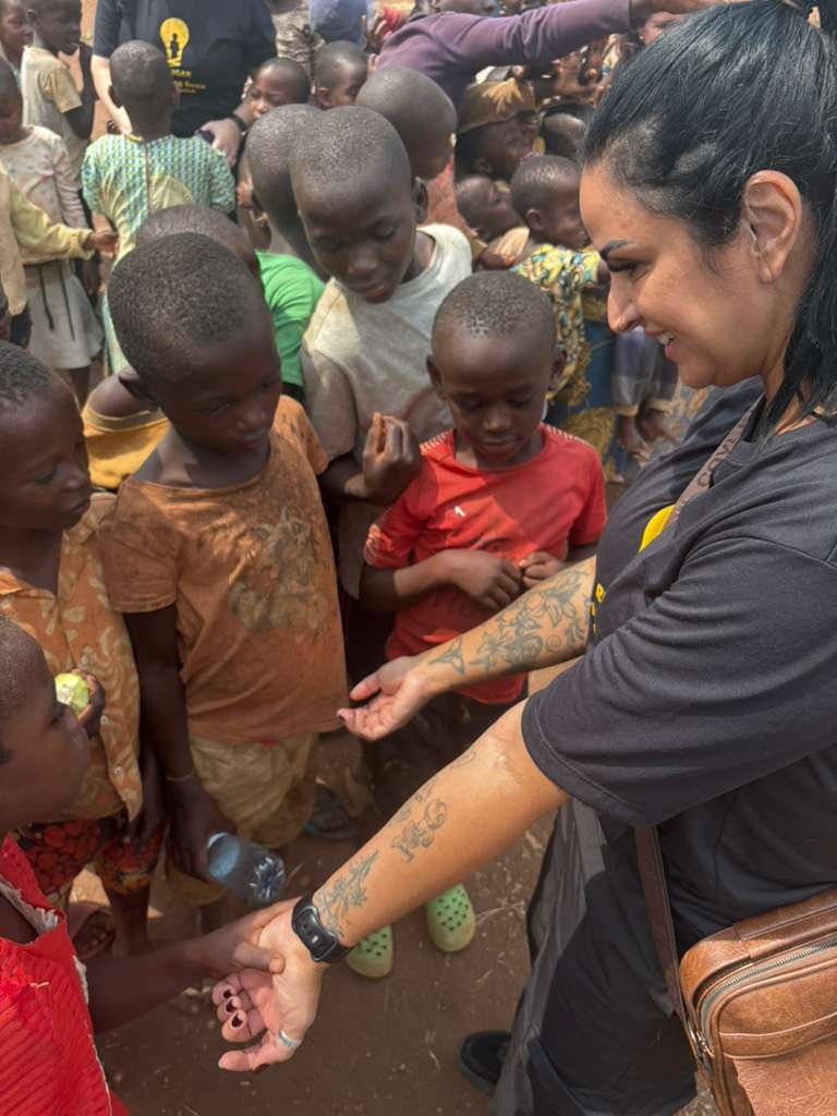 Fotos do trabalho voluntário em Uganda